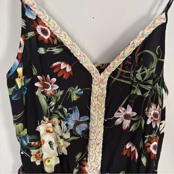 Coco + Carmen Black Floral Jumpsuit - Picture 3 of 15